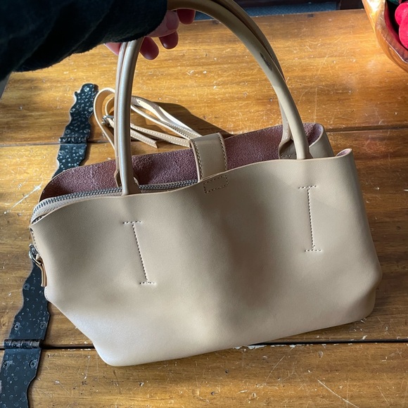 New Co-Lab COLAB Christopher Kon Leather Bag Shoulder Handbag Purse Crossbody - Picture 2 of 8